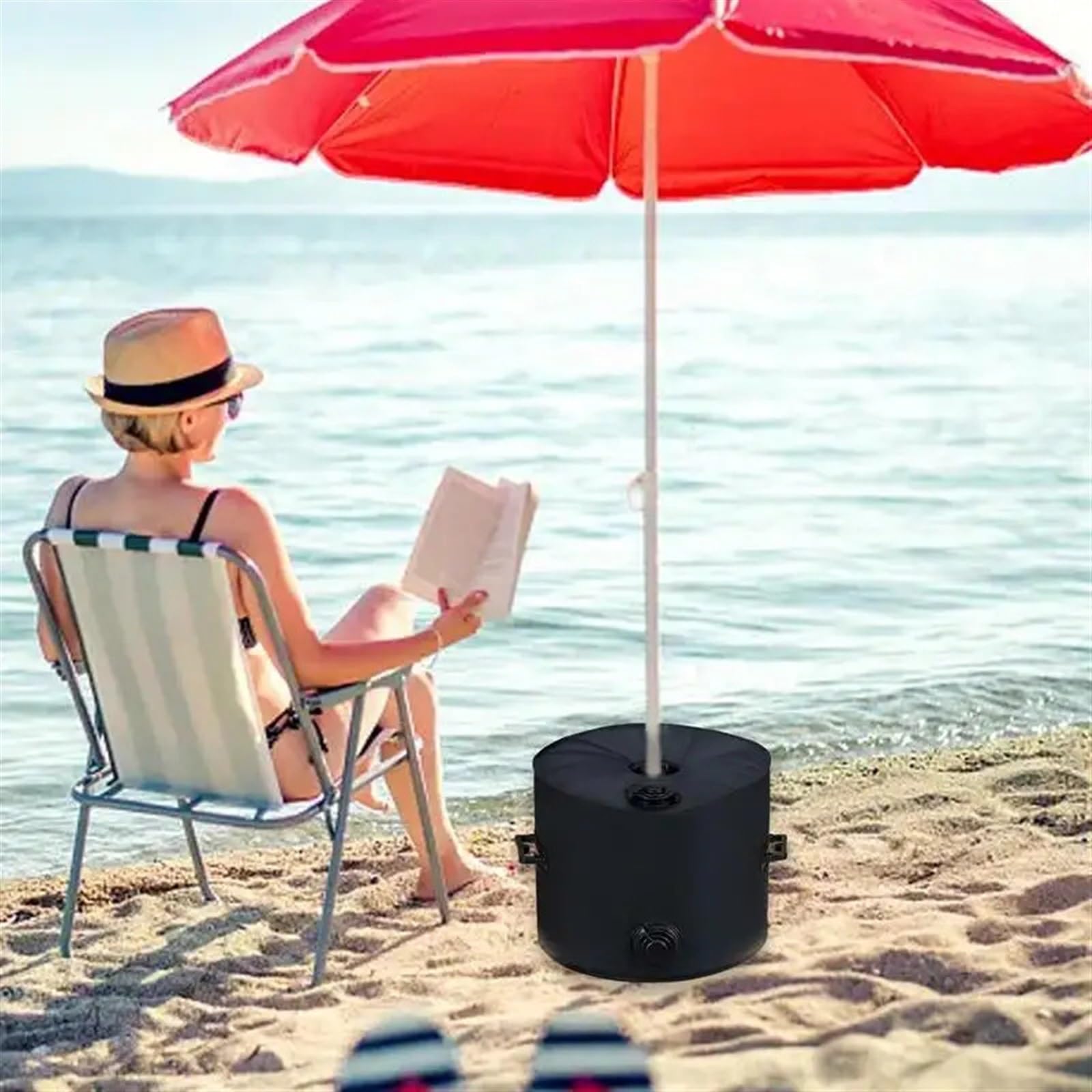 Ciężki Du zewnętrzny parasol podstawy torba obciążająca worek piaskowy do parasola Sune namiot plażowy baldachim stabilny stojak na parasole słońce e akcesoria