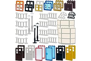 90 Piece Windows Doors Fences Building Blocks