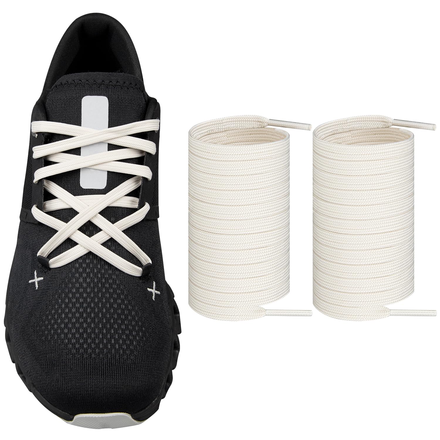 Endoto Shoelaces for On Cloud X3, X4, Shift, Cloudflow, Cloudwift, Cloudmonster Running Replacement Flat Shoes Laces Strings