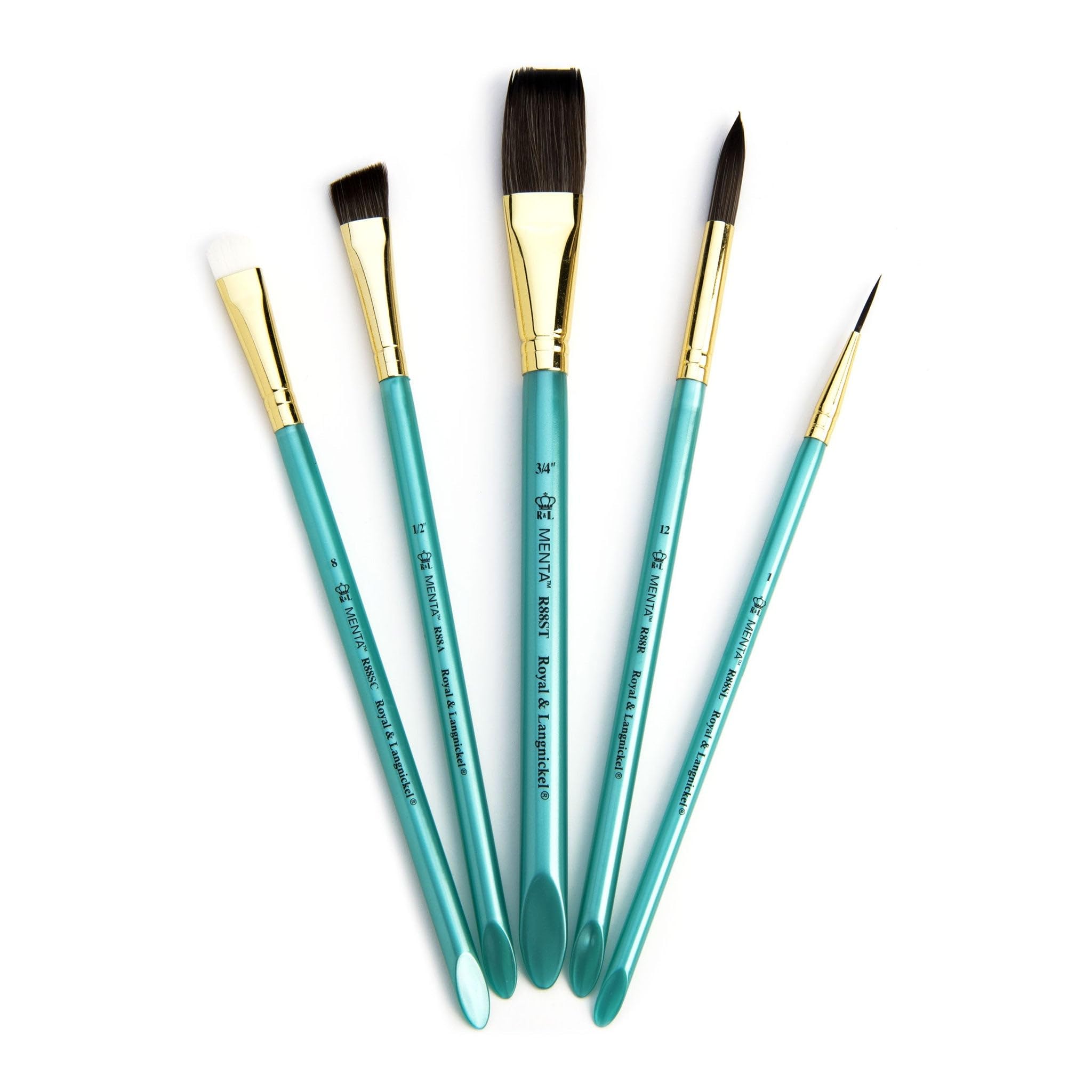 Royal Brush Menta Syn Squirrel WC Set 5pc Stroke