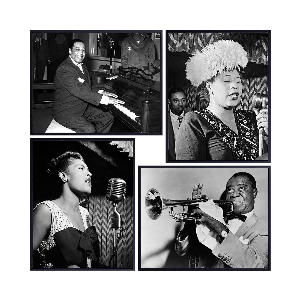 Yellowbird Art 4-Pack Jazz Legends