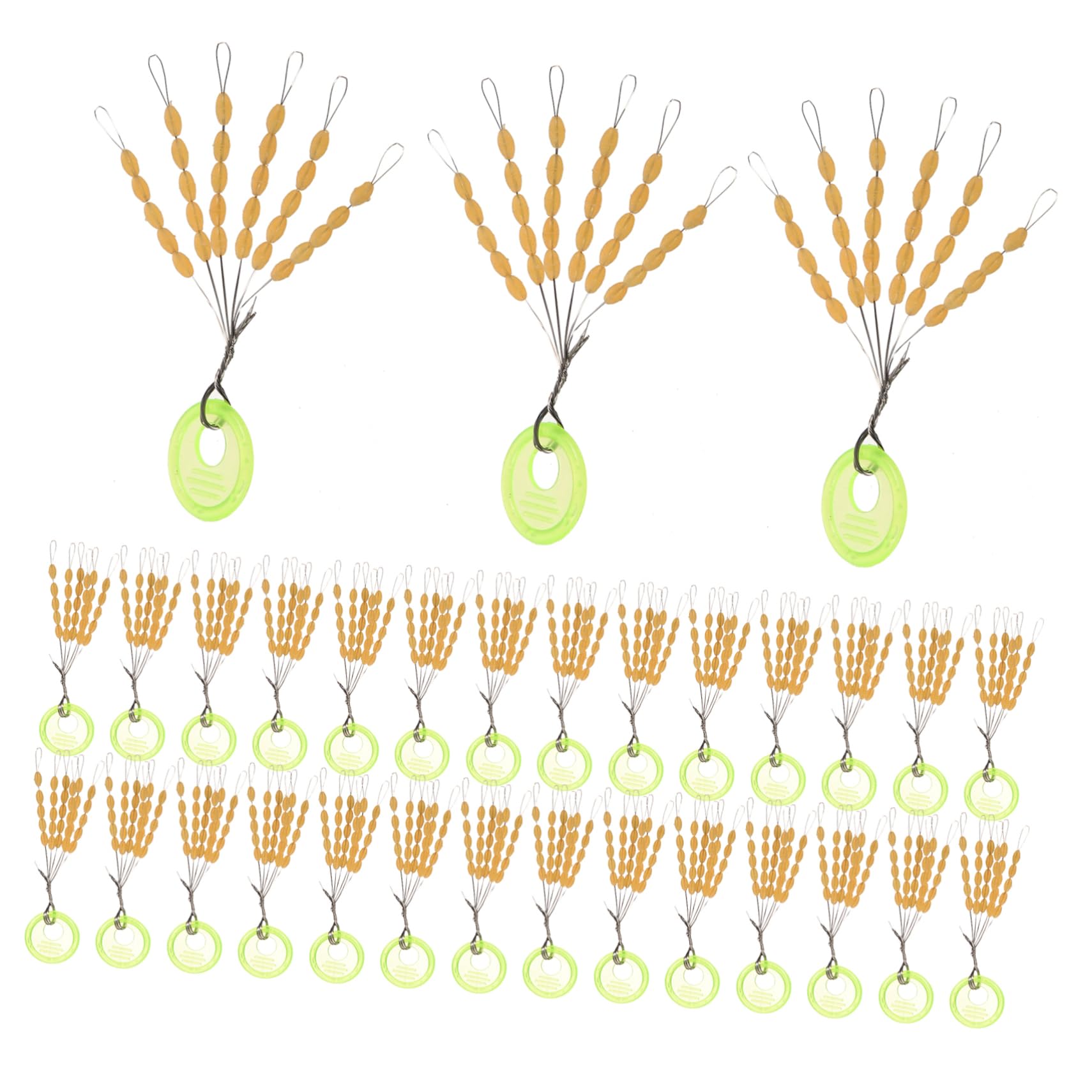 HEMOTON 5 Ensembles Accessoires Flottants Poisson Flotteur De Pêche Matériel De Pêche S'arrête Pêche À Flotter Bouchon Plombs Flotteurs Plastique 60 Pièces * 5