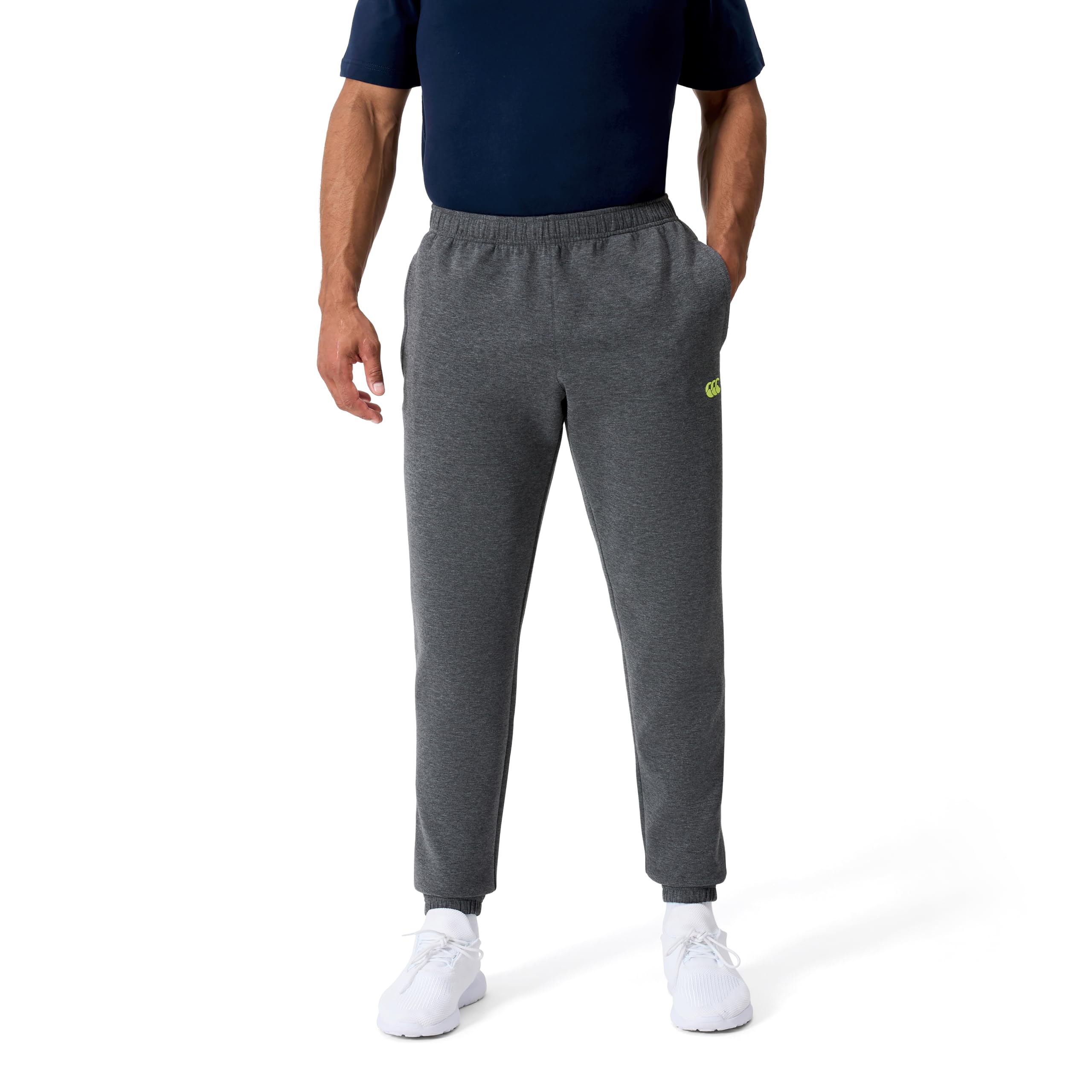 Canterbury Tempo+ 32Inch Tapered Trackpant Marl White