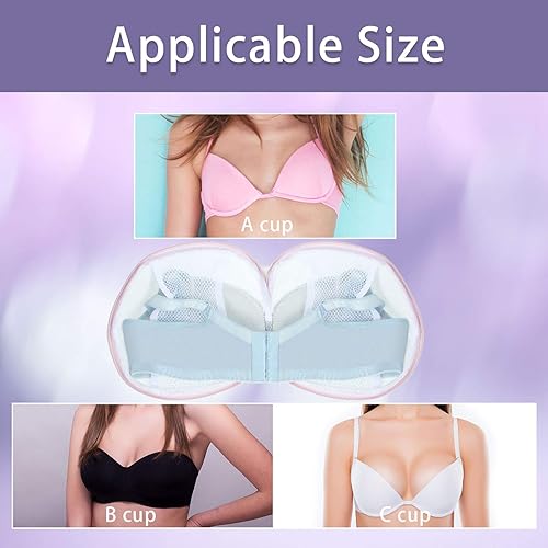 Miniatura 3 de Bolsa de lavado de brasier de 6 piezas para lavandería, bolsa de malla para lavandería, bolsa de lencería, bolsa de ropa interior, bolsas de lavado