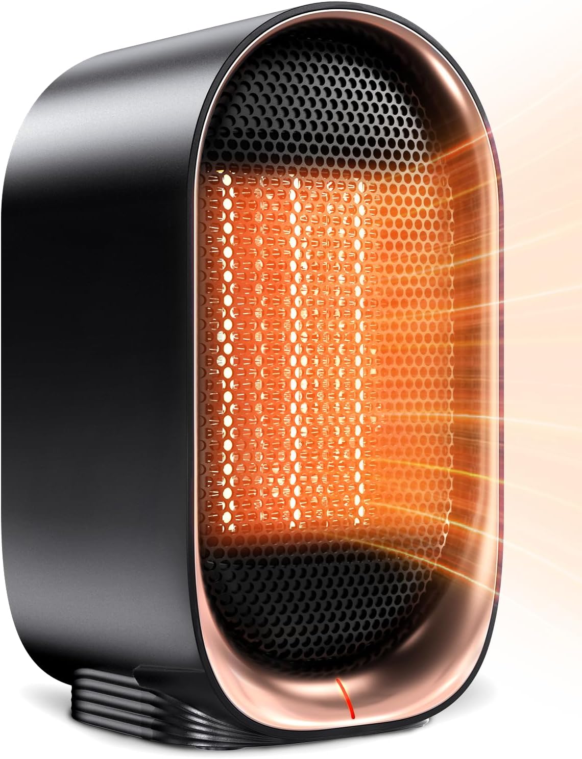 Space Heater, Portable Small Heaters for Indoor Use, Electric Desk Heater with Overheat and Tip-Over Protection, Mini Personal Heaters for Home Office Workspace,Black