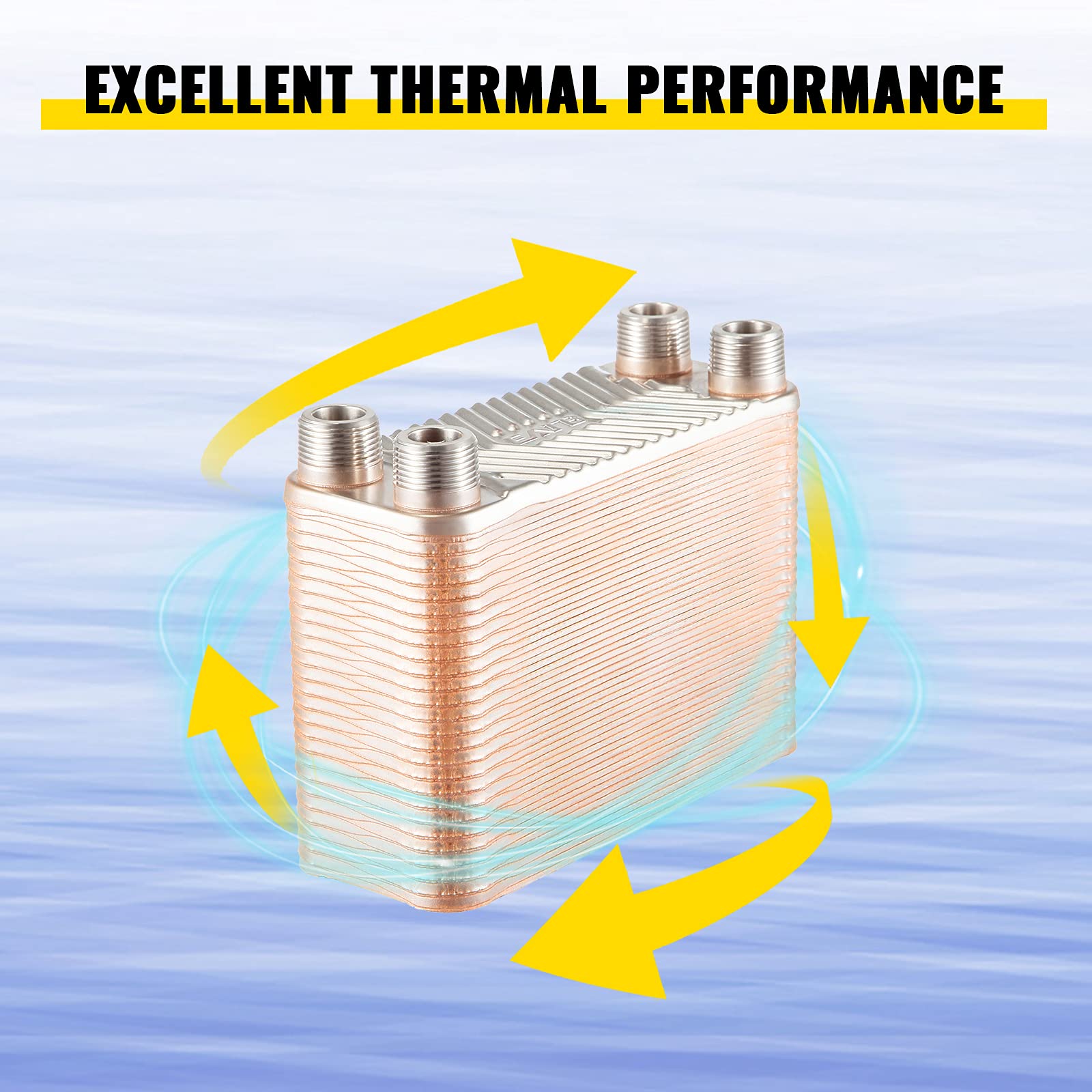 FORAVER 50 Plates Heat Exchanger b312a50 Stainless Steel Heat