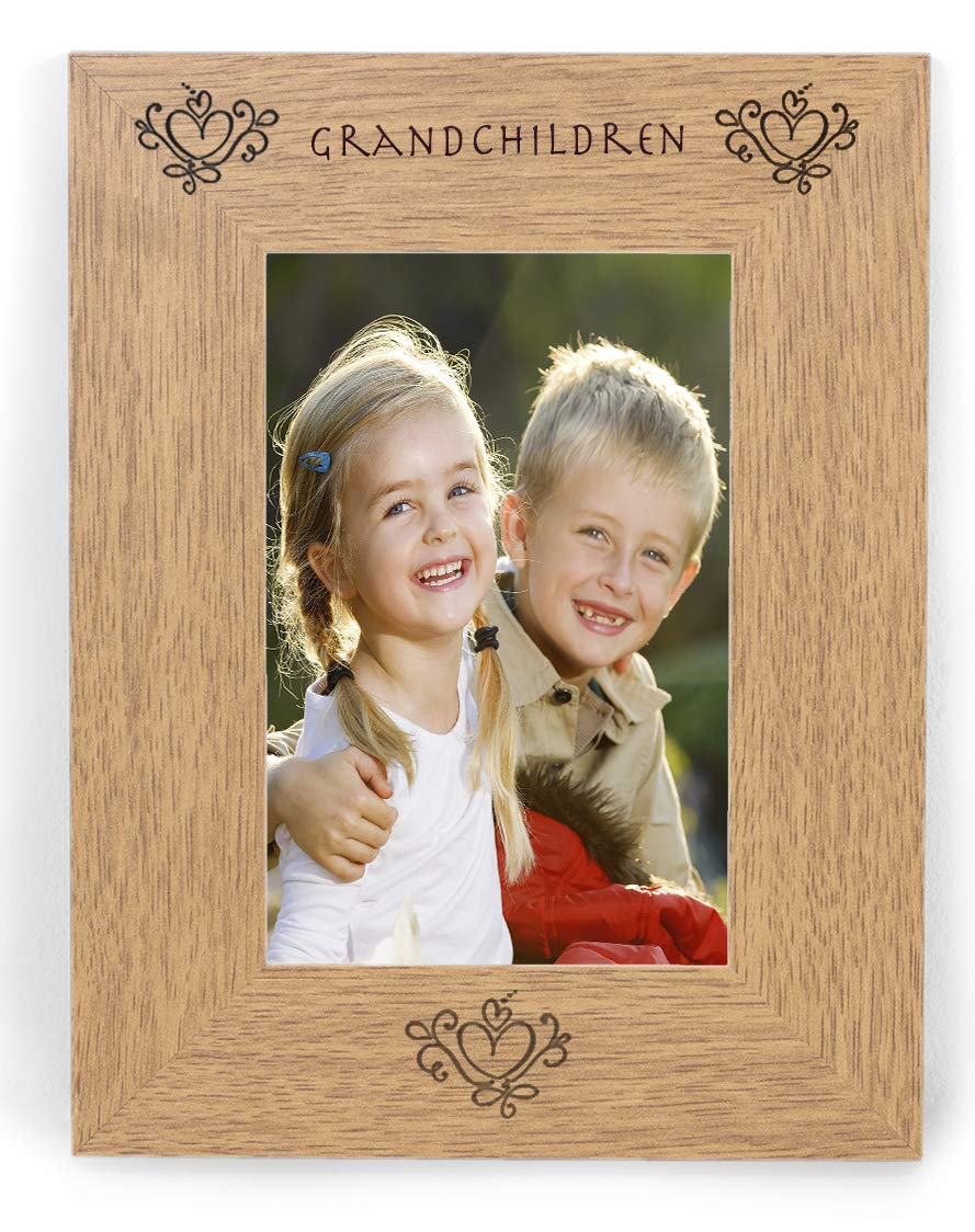 Chris Bag Of Goodies Brown Grandchildren 6X4 Photo Picture Frame Birthday Mothers Gifts For Grandad Grandmother Grandparents Nan Nanny Gramps Gran Present