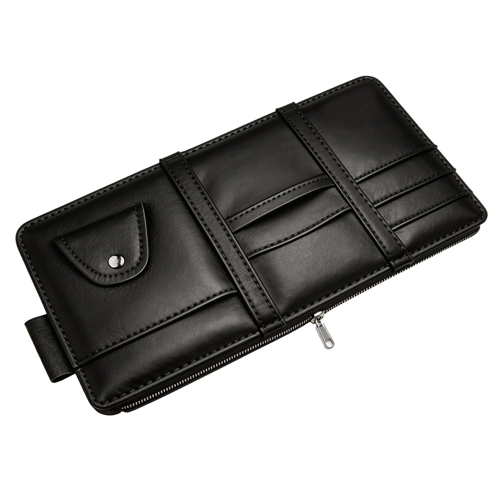 Car Sun Visor Organizer with Storage Pockets, Universal Car Organiser for Cards Sunglasses Pens Car Accessories Interior and Van Accessories, Car Gadgets for Men Car Decorations