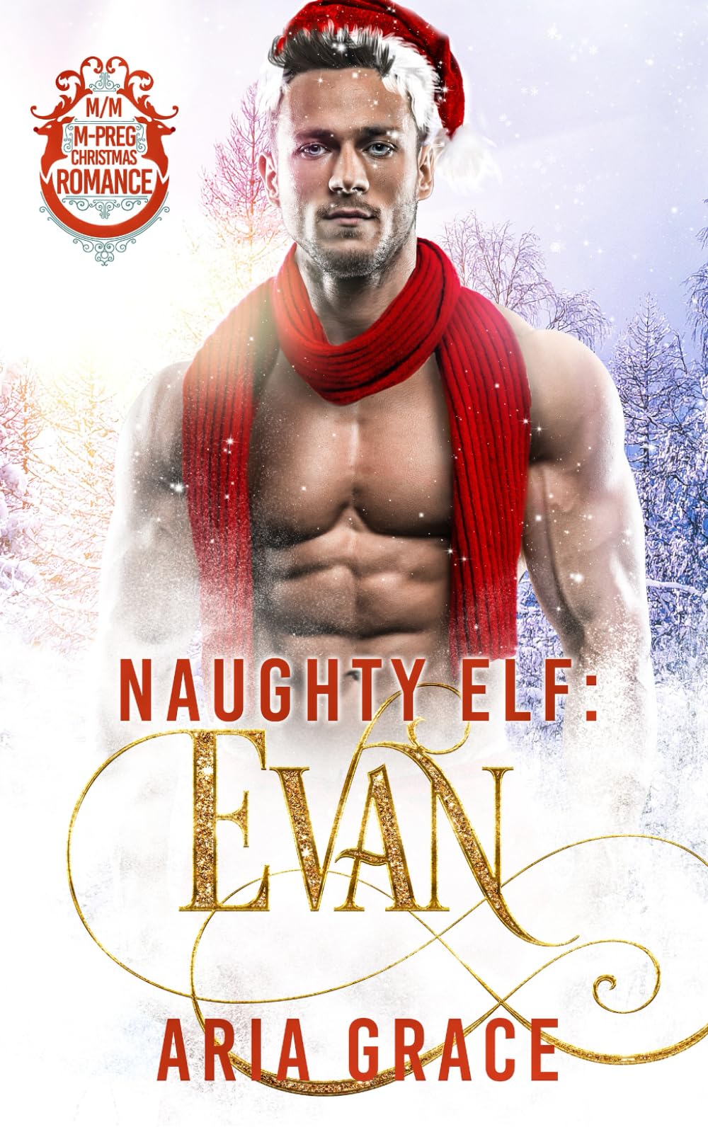 Naughty Elf: Evan: M/M Mpreg Christmas Romance
