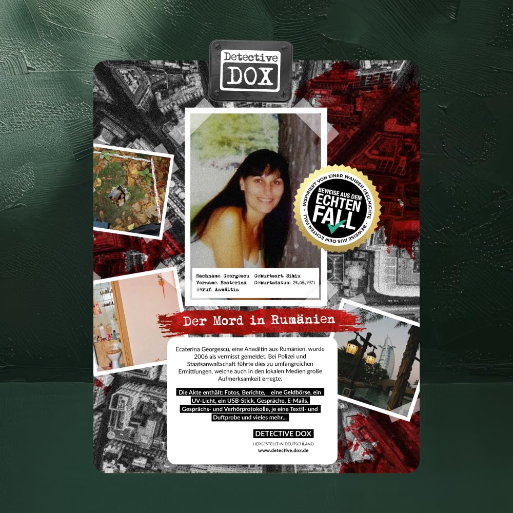 Detective DOX - Ultimate Bundle - Deutsch - Realistische Krimispiele, spannende Detektivspiele, Escape Room Spiele, Krimidinner, Krimispiele, Detektiv Spiele