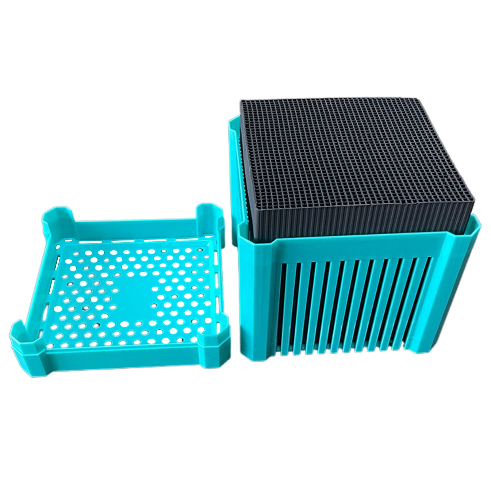 Filtre cube pour aquarium purificateur d'eau au charbon actif