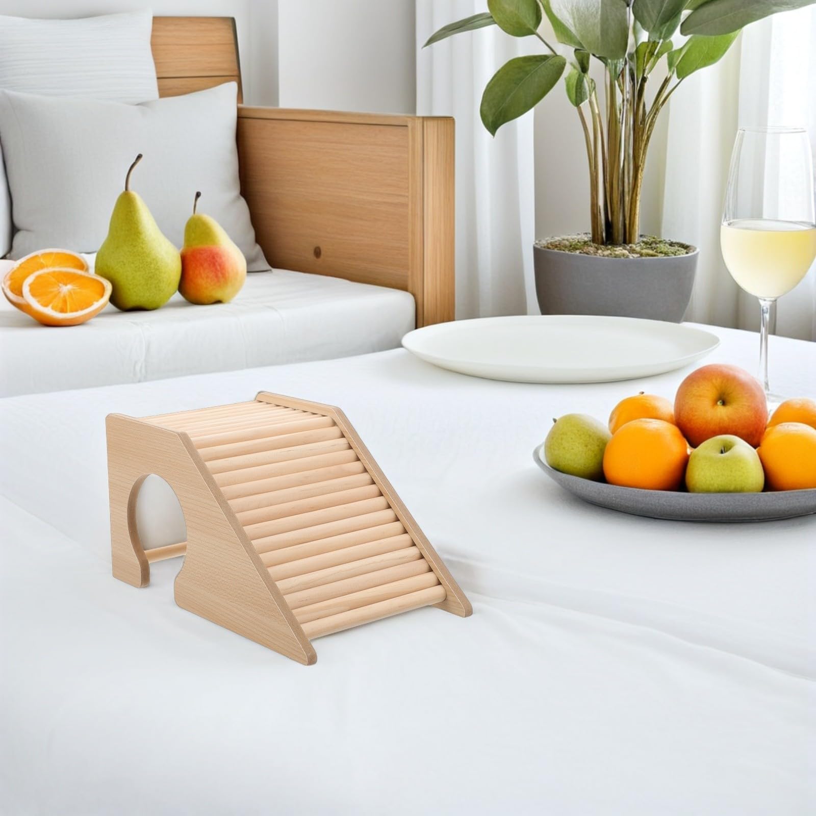 Hamster Kletterbrücke Leiter, 2 Stück-Pack für Kleintiere | Mäuseleiterbrücke für Käfig und Habitat, Multifunktionales Design, Pflegeleicht