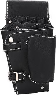 Coldre para tesoura de cabelo, bolsa de cintura para tesoura de cabeleireiro, suporte para tesouras de barbeiro, bolsa portátil para armazenamento de ferramentas de cabelo para barbearia
