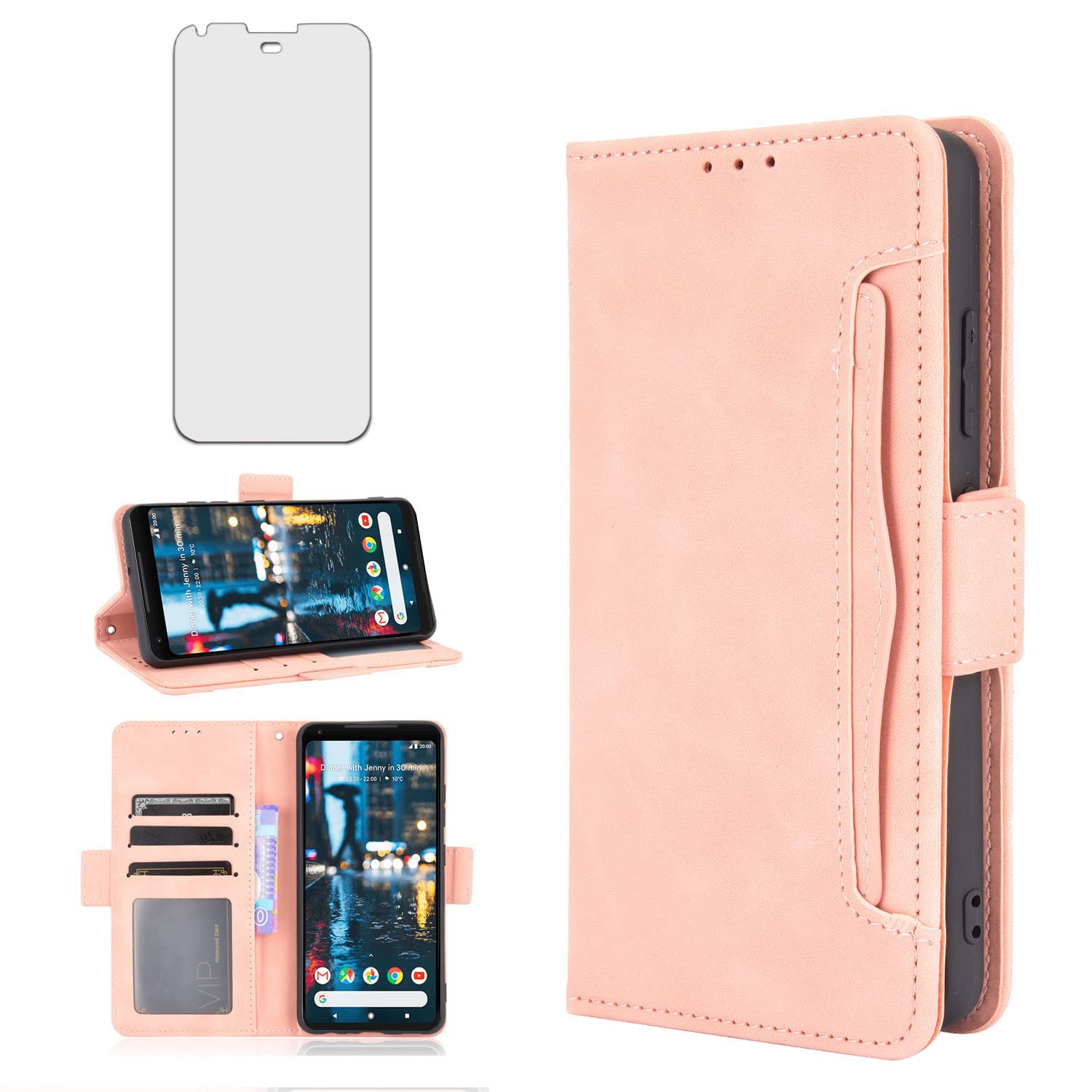 Cover Con Anello Supporto Magnetico Asuwish Cover Per Google Pixel 5 Con Pellicola Vetro Temperato Cover Protettiva Con Anello Supporto