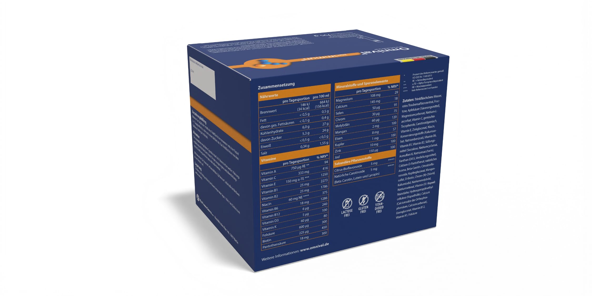 Immun Kapseln - Vitamin Komplex für das Immunsystem | Orthomolekulares Nahrungsergänzungsmittel, Vitamine für Frauen & Männer, Mikronährstoffe Immunkur, mit Magnesium (30 Tage)