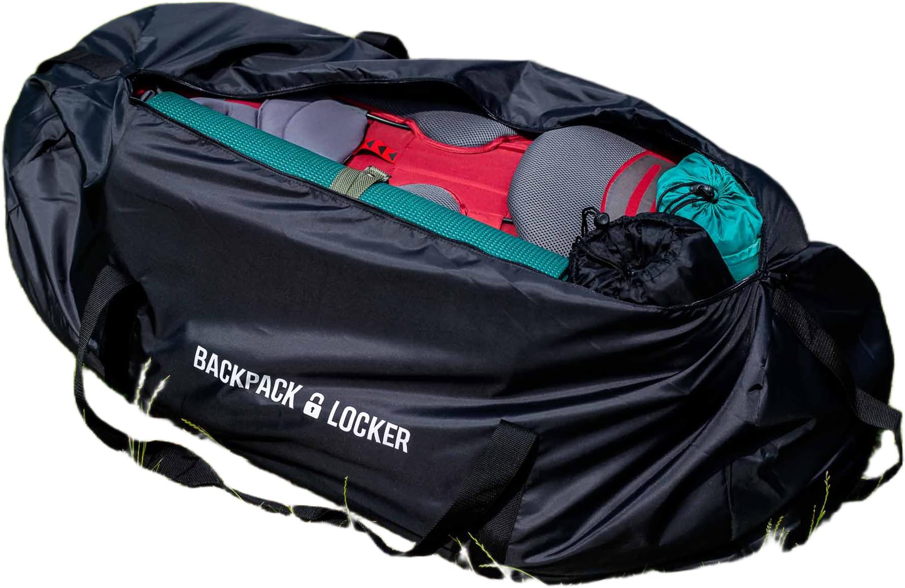 Airplane Travel Backpack Cover with Padlock - Anti-Theft & Protection