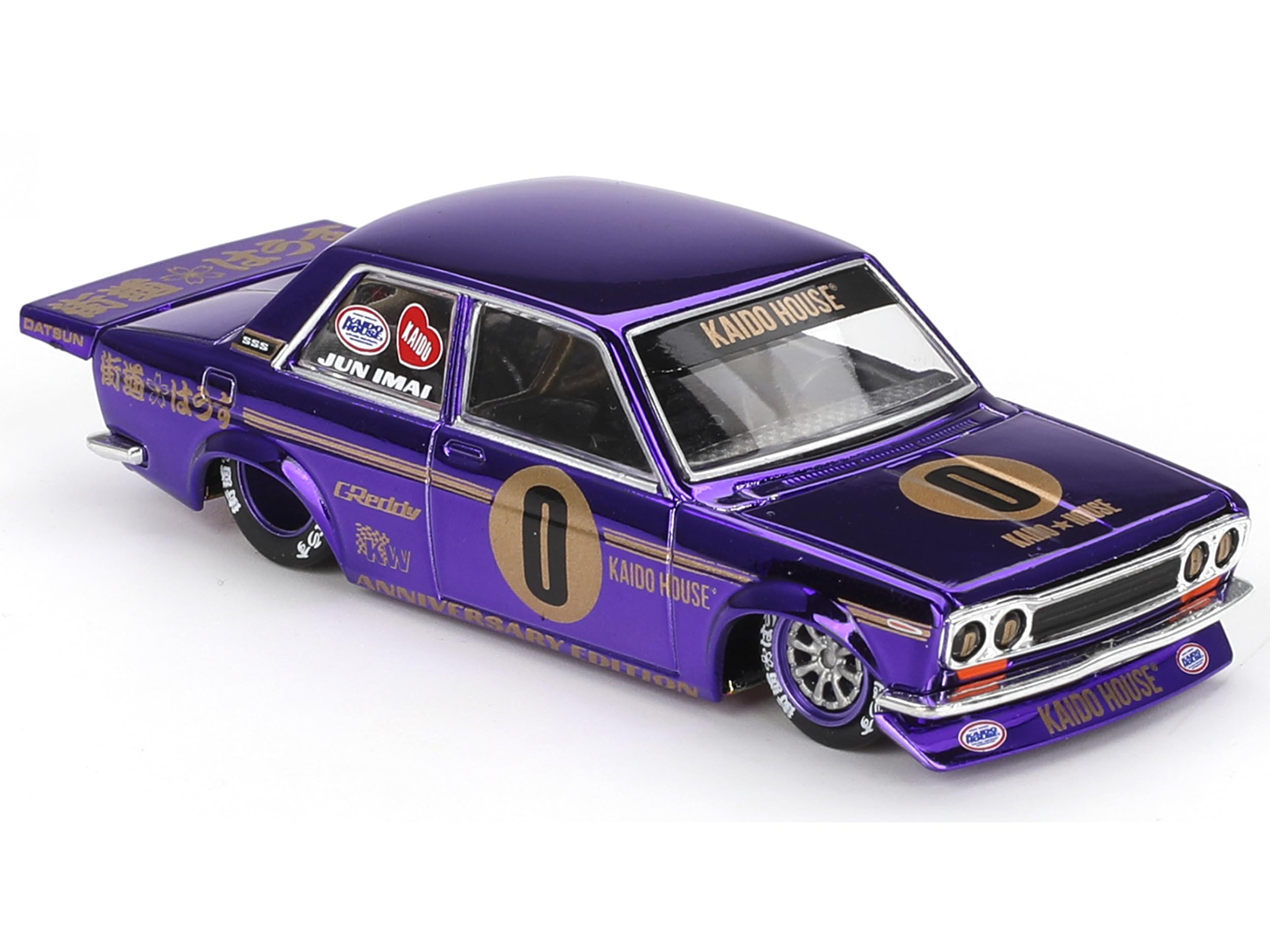 MINIGT 街道ハウス　DATSUN 510 PRO STREET　チェイス MINI GT KAIDO HOUSE DATSUN 510 PRO STREET FULL CARBON V1