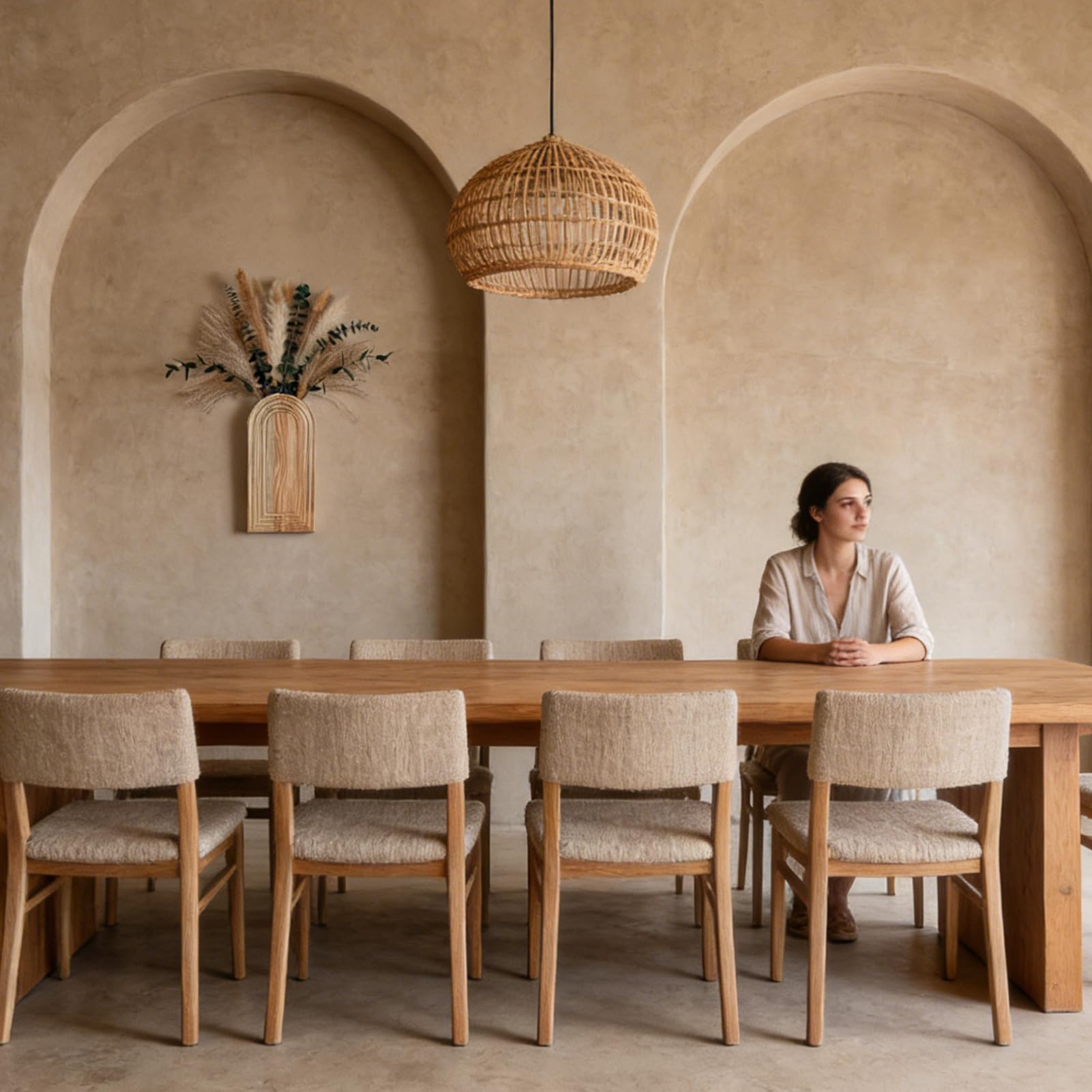 Wandvase 2 Teile Rustikaler Boho Pflanzenhalter