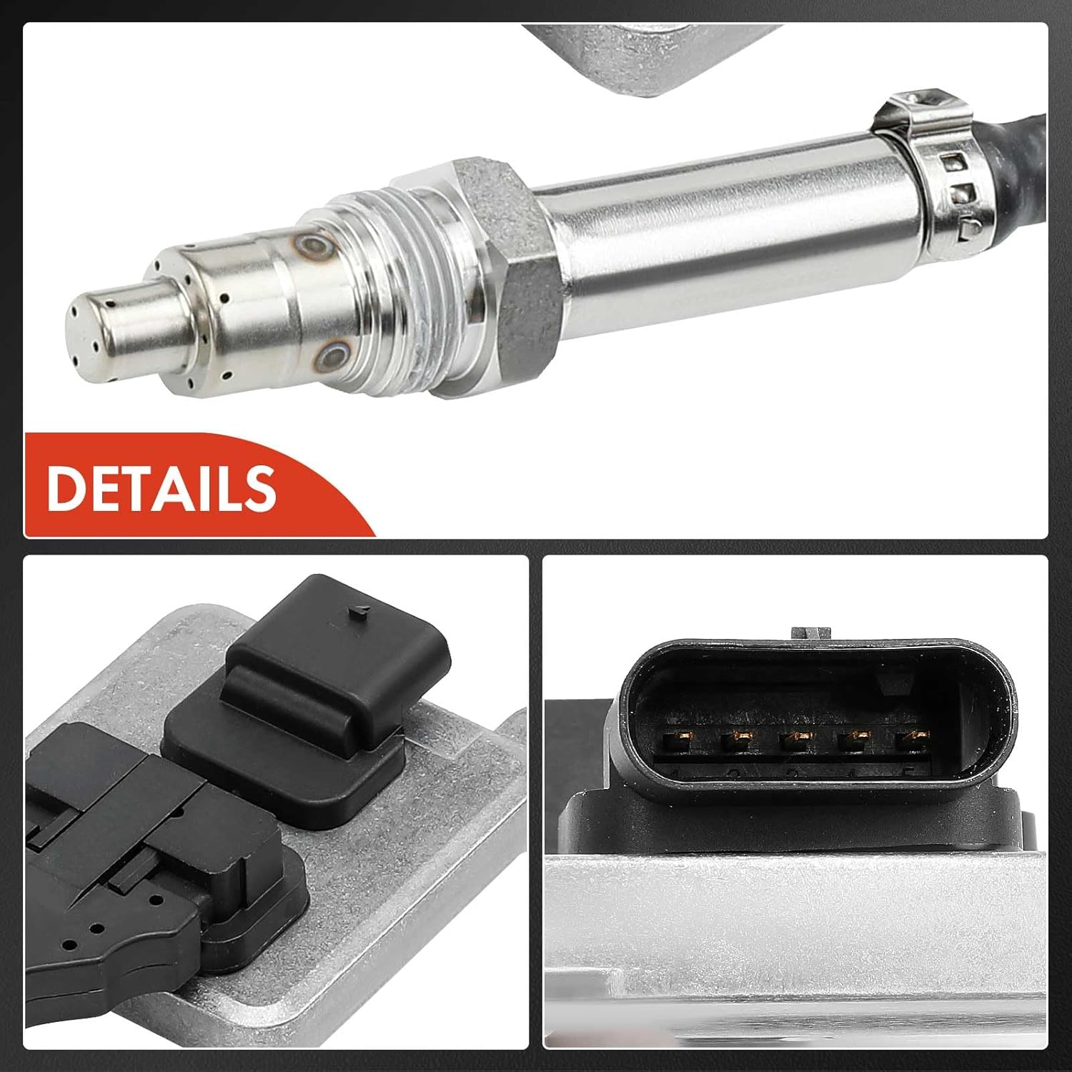A-Premium Nitrogen Oxide NOx Sensor Compatible with Mercedes-Benz C180 2014-2018, C200 2014-2019, C250 2014-2018, C300, E220, E250, E350, GL320, GL350, ML280, ML300, ML320, ML350, R280, R300, R350