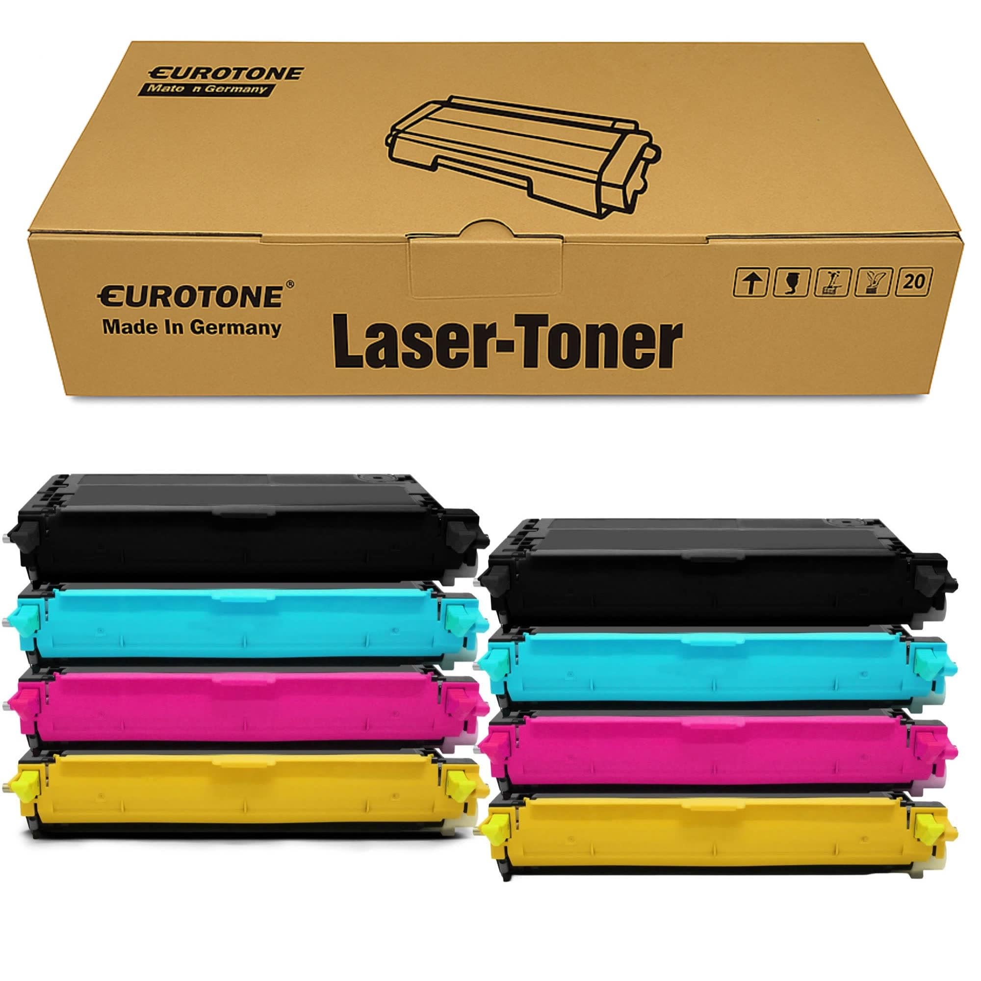 Eurotone Toner 8X kompatybilny z Lexmark X560 zastępuje 0X560H2 Black Cyan Magenta Yellow o 25% większej wydajności