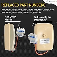 Vista 4 de Motor de ventilador evaporador WR60X10141 de Seentech – Ajuste exacto para GE Sears Kenmore Hotpoint – Reemplazar el número de pieza: WR60X23584