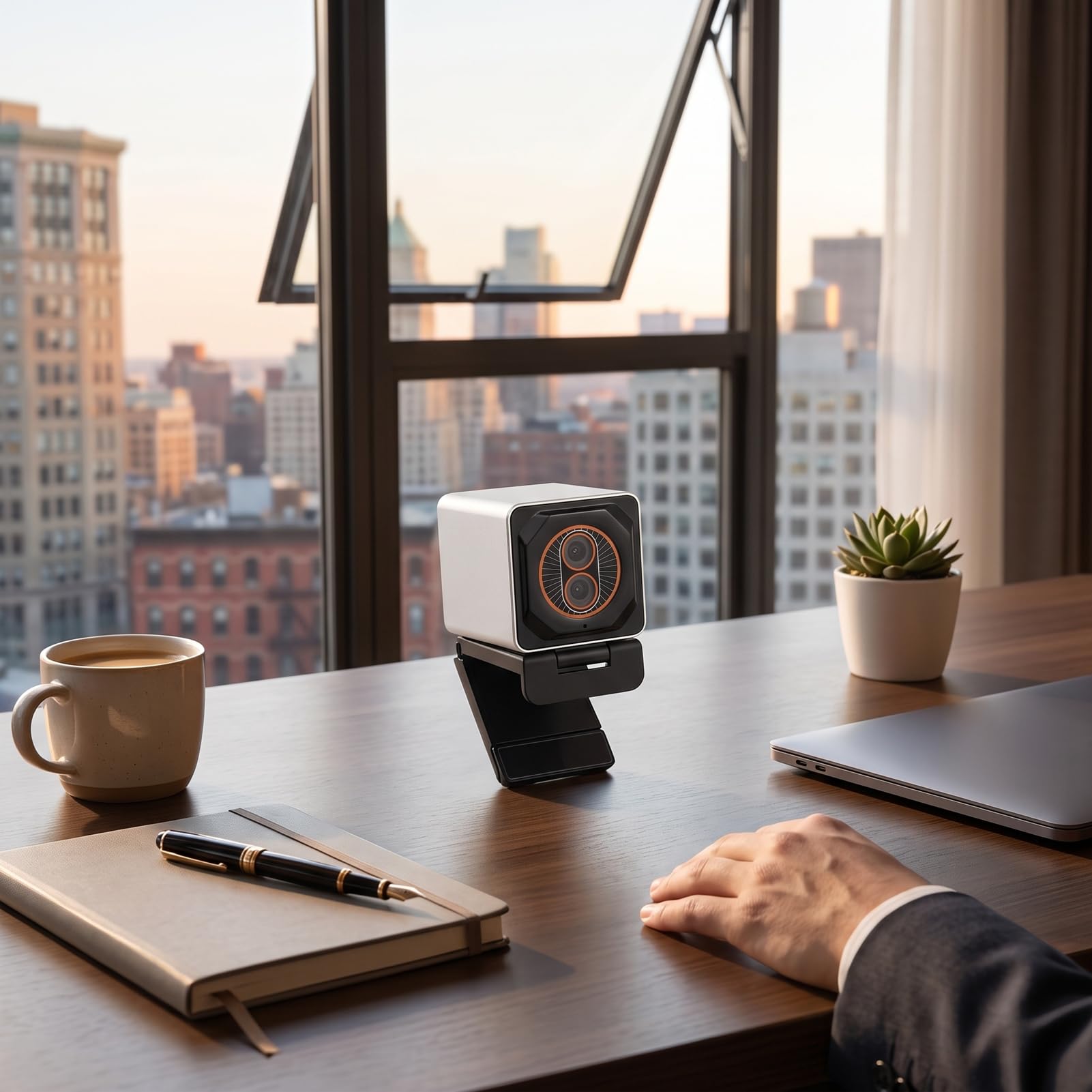 Cuifati Webcam 4K, Telecamera per Streaming Live a 30 Fps con Grandangolo da 75 Gradi, Messa a Fuoco Automatica PDAF, Microfono con Cancellazione del Rumore, Telecomando, per