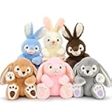 Karister 6Pcs Bulk Bunny Plush, Cute Soft Rabbit Stuffed Animal in Bulk for Kids Girls Boys, 15