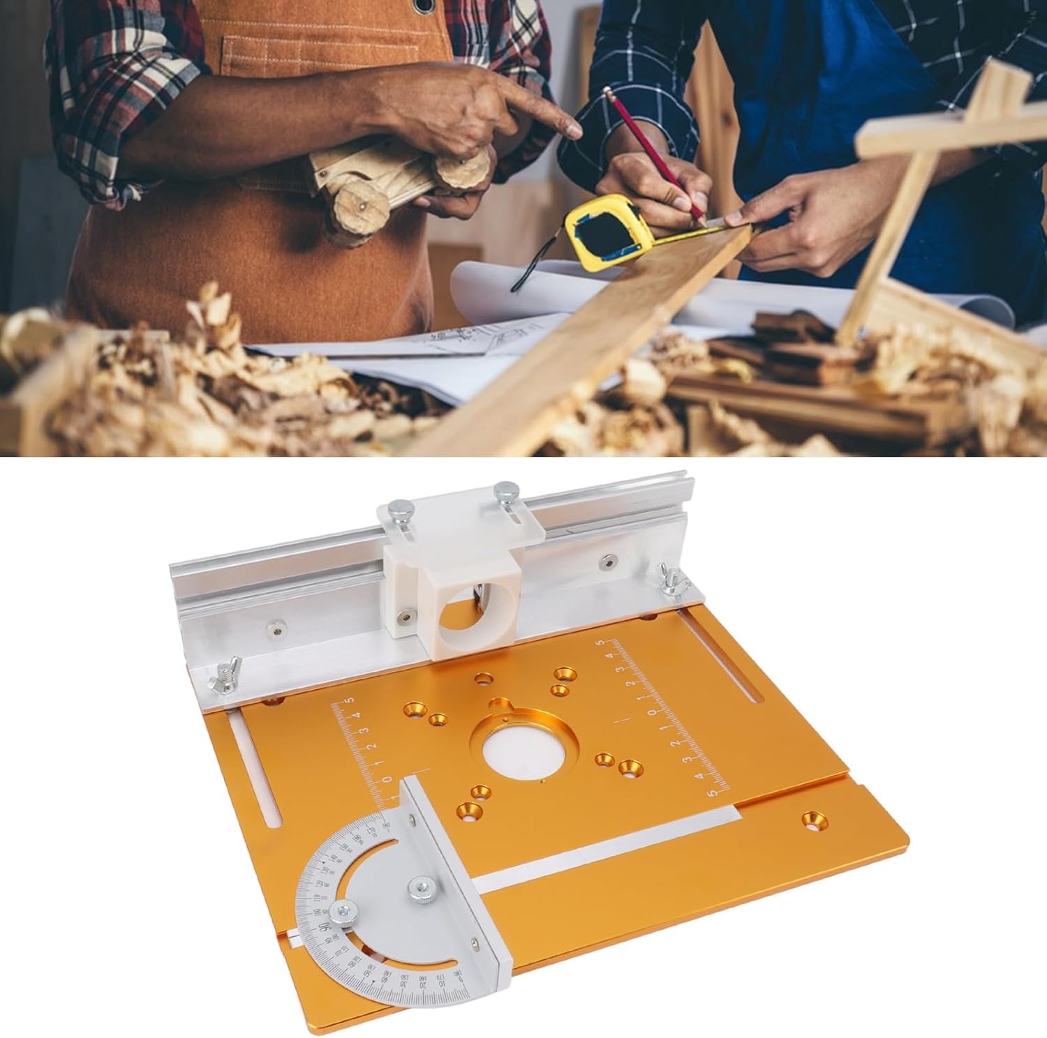 Router Table Insert Plate, Router Table With Router Combo Kit Router Table Insert Plate Aluminum Accurately Wood Router Flip Plate Router Table Insert for Woodworking Engraving,