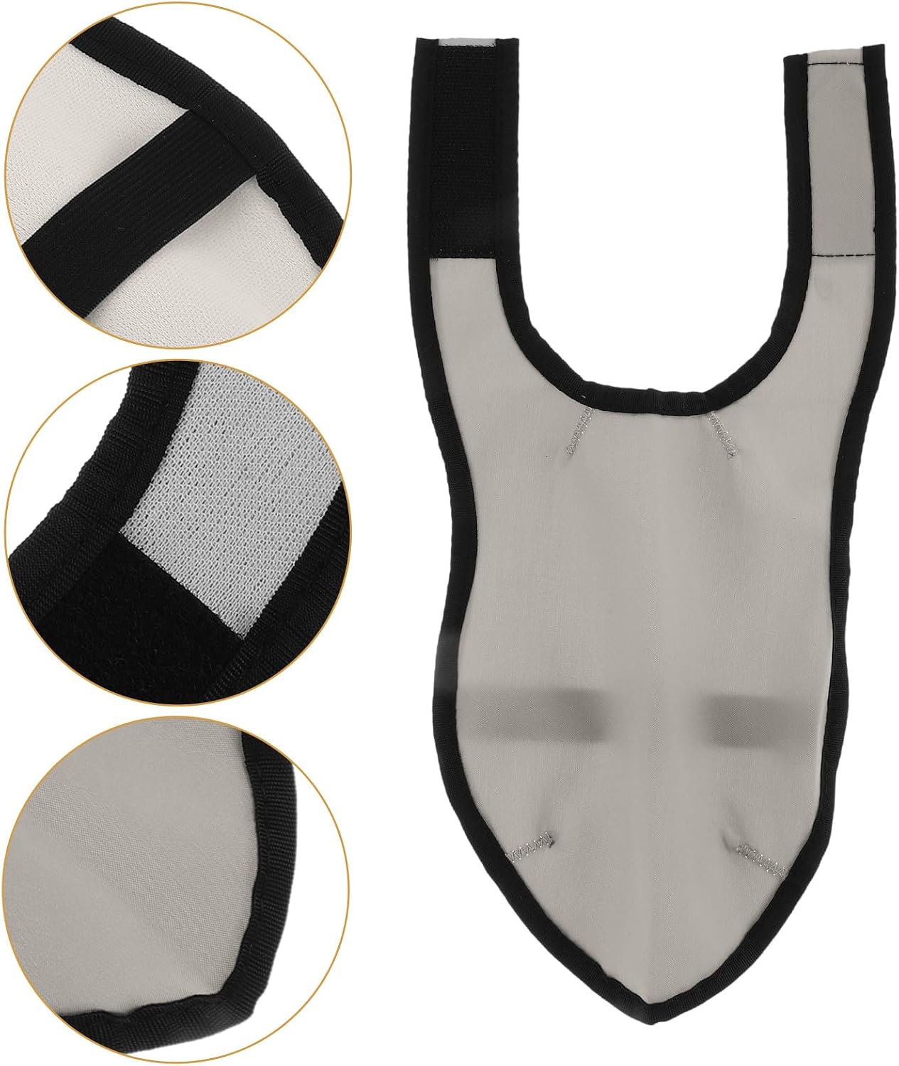 MAGICLULU Hairdressing Shoes Covers Large Breathable Non-slip Protector for Stylists, Barber Shoe Cape with Anti-cut Fabric for Hair Salon Use, 1 Pair