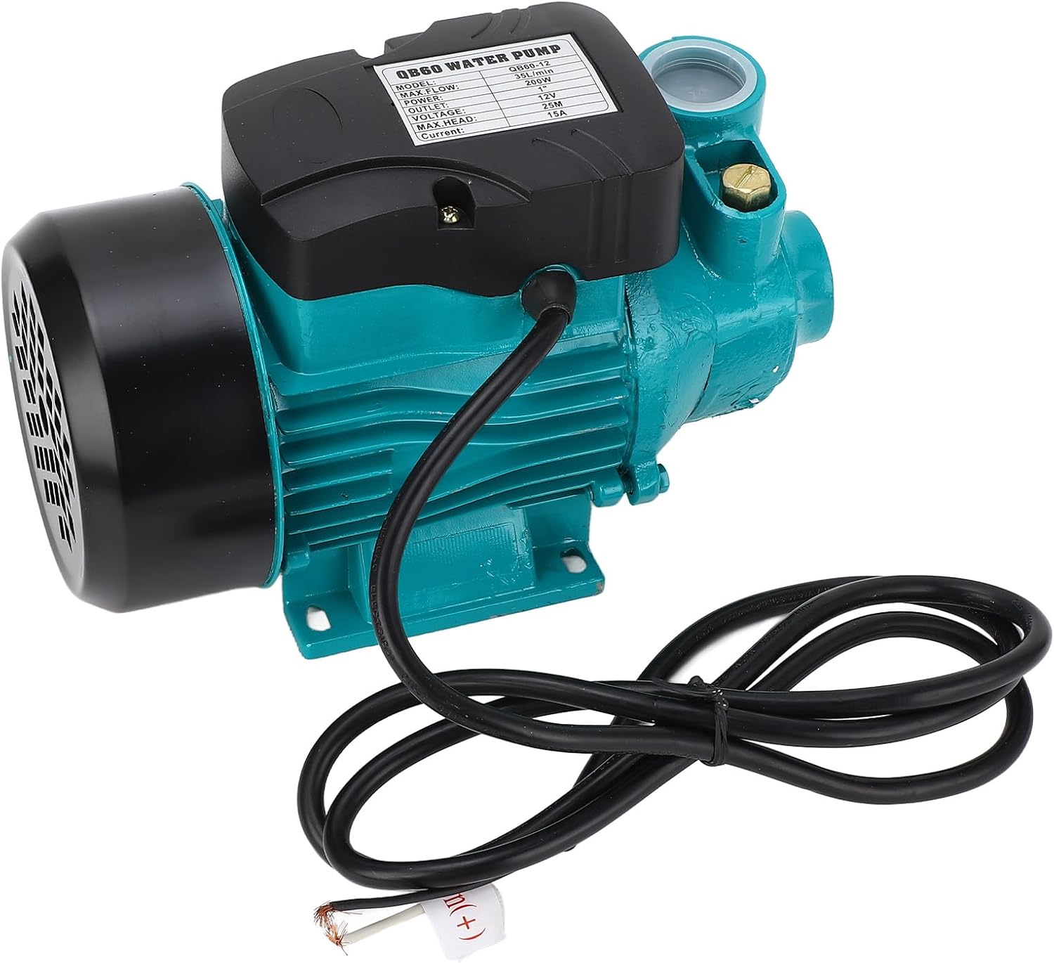 Transfer 12v 24v Solar 25m Self Priming Pump, Solar Water Supply Vortex Pump for Shallow Well Jet, Irrigation Transfer, 35L / min, Sturdy