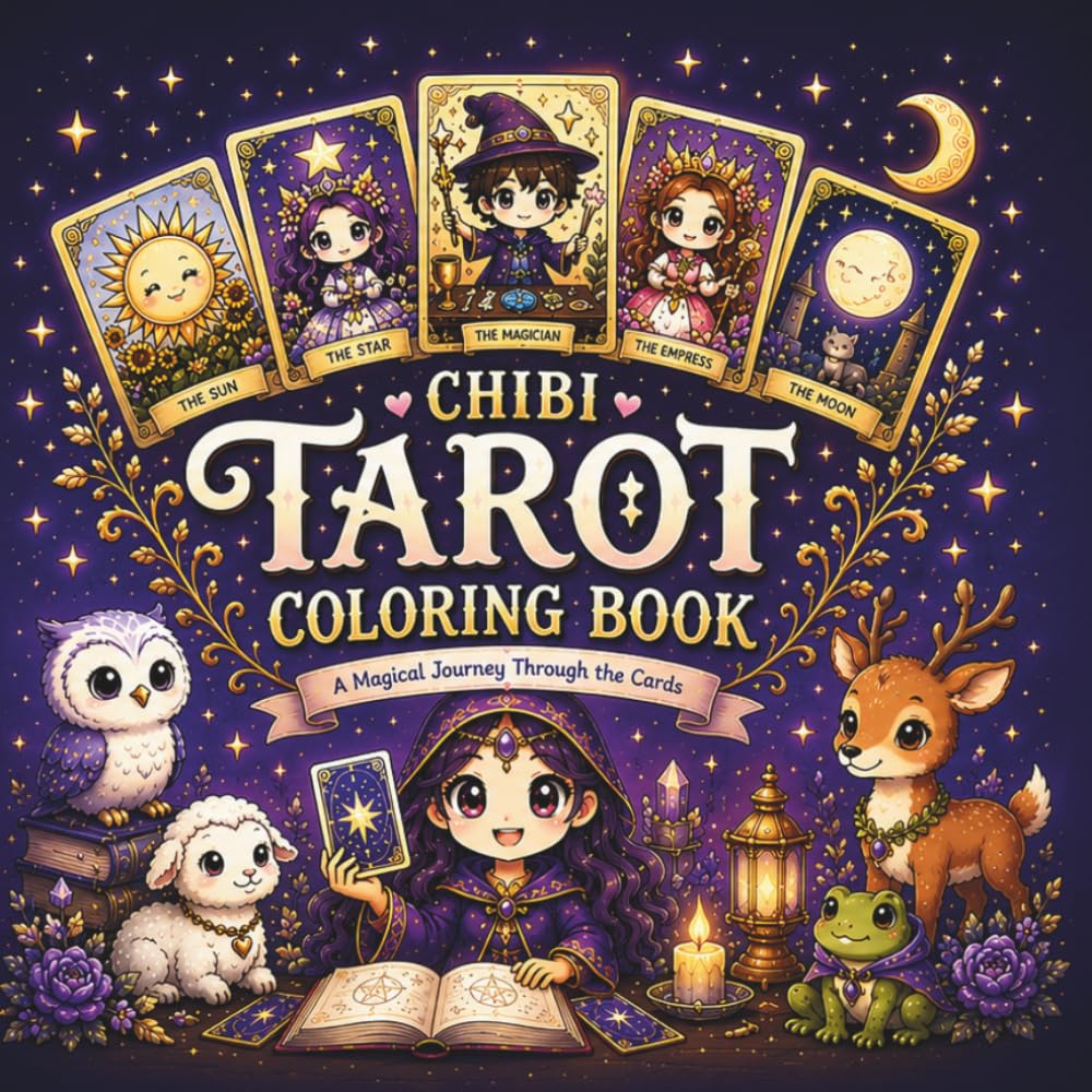 CHIBI TAROT COLORING BOOK: A MAGICAL JOURNEY THROUGH THE CARDS