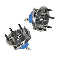 Vista 491 de TRQ Juego de 2 rodamientos de rueda trasera y conjunto de cubo con sensor ABS compatible con Ford Transit Connect 2014-2018
