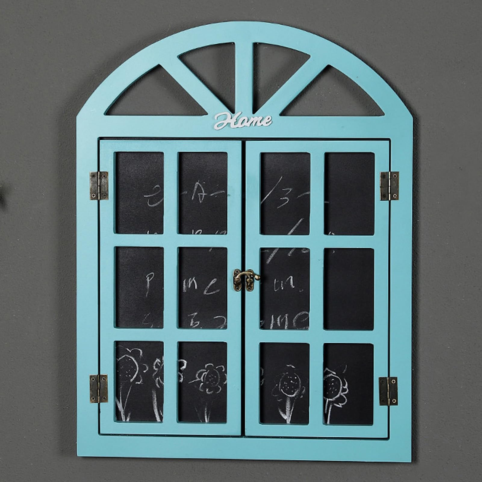 Hölzernes Kreidetafel-Schild, Fensterrahmen, hängendes Nachrichtenbrett für Café, Restaurant (7702A-01)