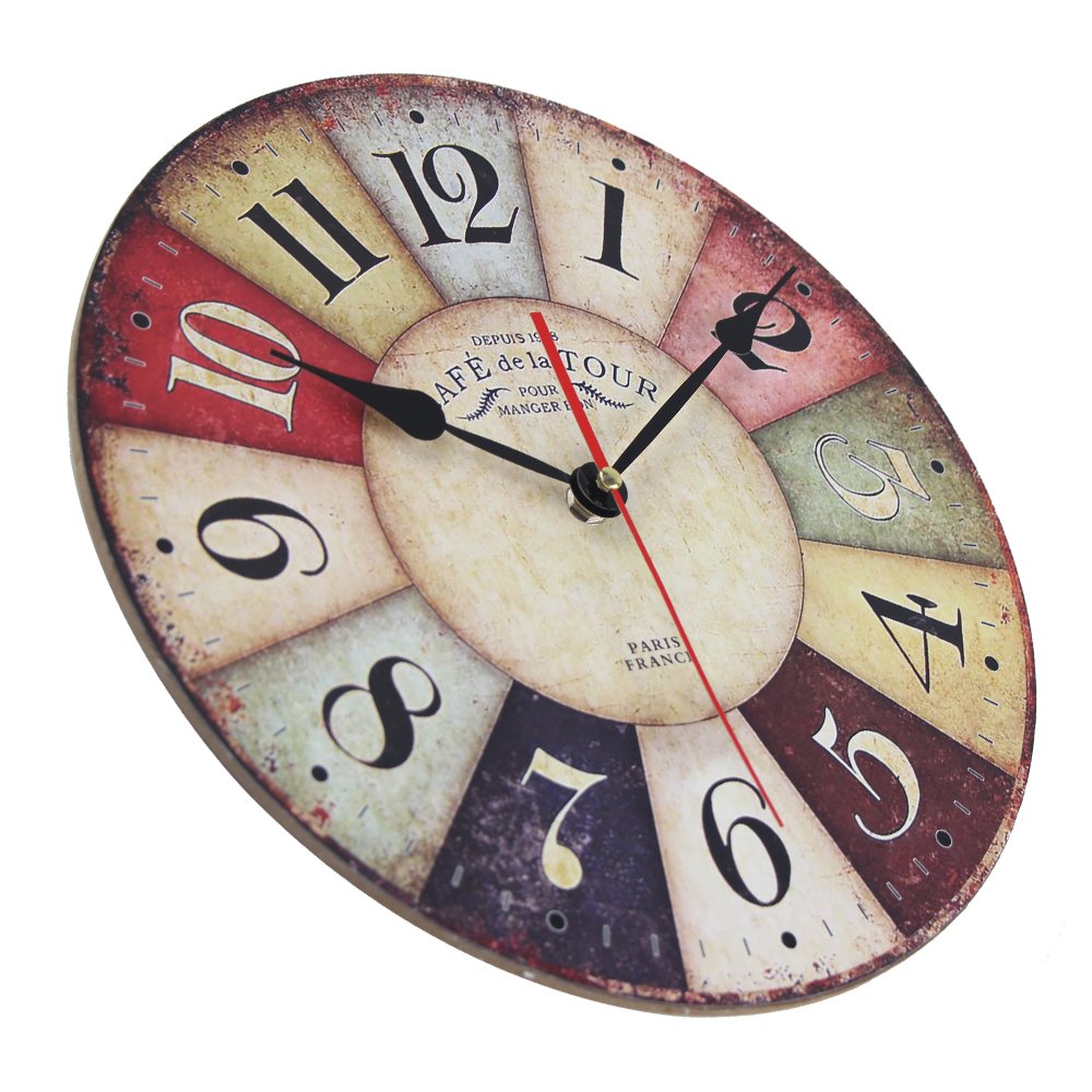 Nowoczesny zegar ścienny, zegar ścienny naklejany na ścianę, drewniany zegar ścienny, nowoczesny design, duże zabytkowe, rustykalne, retro zegary, dekoracja domu, sztuka, duży zegarek ścienny, zegar(1