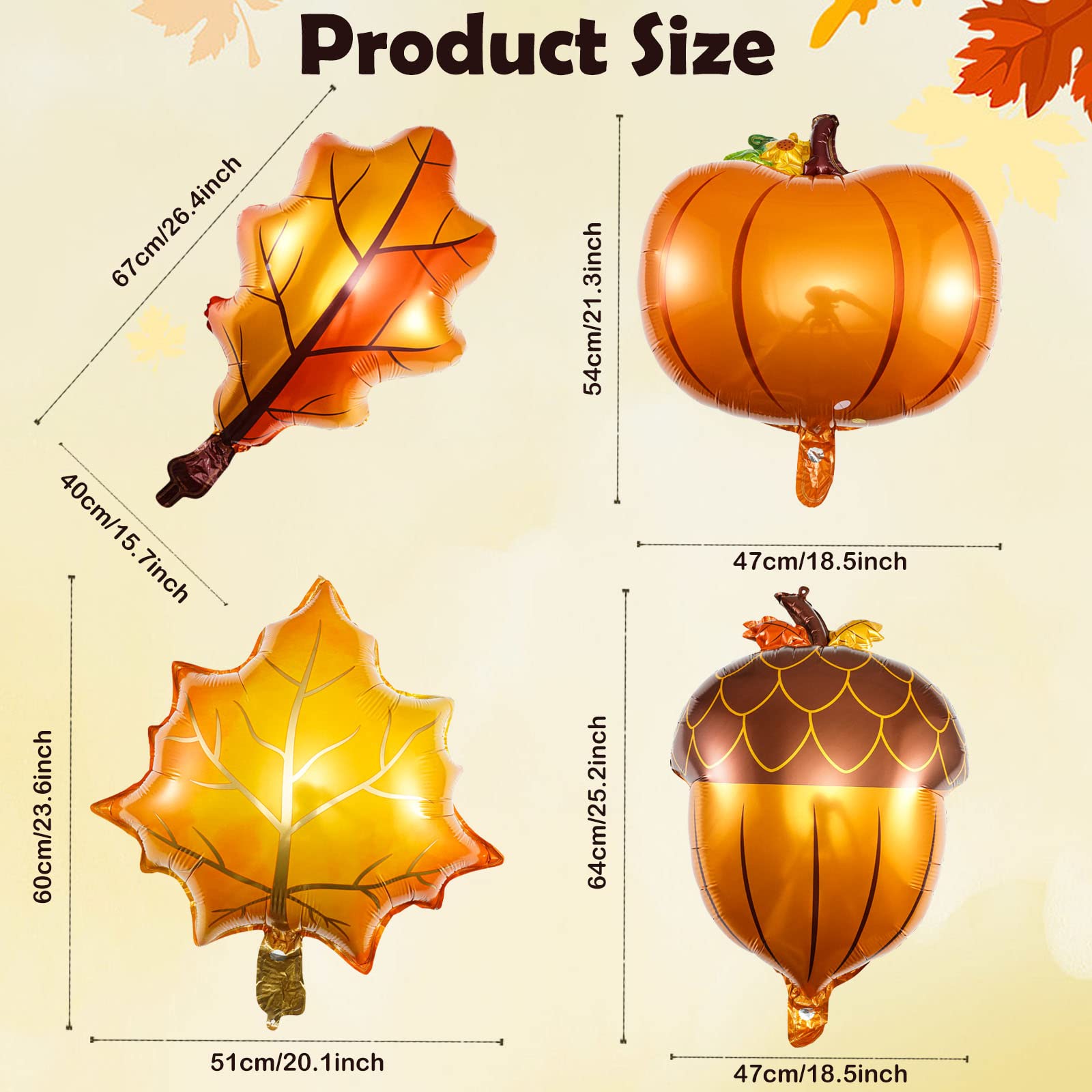 Albero Di Acero Illuminato TURNMEON 1,2 M Per Decorazioni Ringraziamento E Autunno - 48 LED, 6 Zucca 3D, 8 Modalità Con Telecomando E Timer - 3