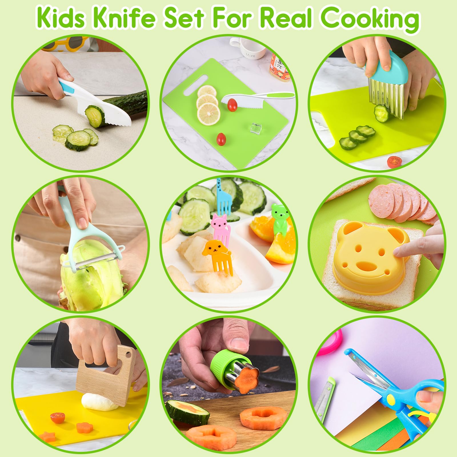 Kchen Cook 13 Pezzi Utensili Da Cucina Montessori Set Bambini