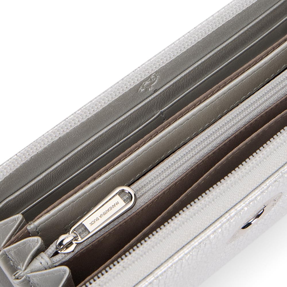 Mandarina Duck Mellow Metal Wallet, Reiseaccessoires für Damen, Einheitsgröße, Silber, Einheitsgröße