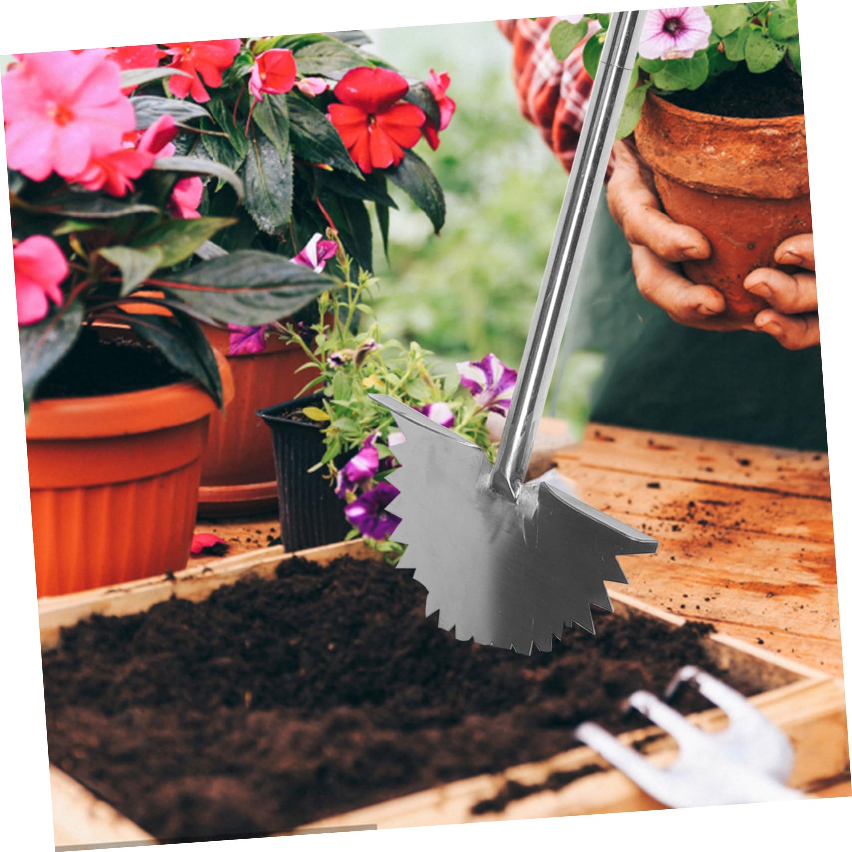 Lame Bordatura in Acciaio Per Impugnatura Attrezzo Per Giardinaggio Versatile Per Marciapiedi Bordi Di