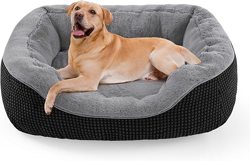 Miniatura 27 de INVENHO Cama para perros pequeños, lavable, ortopédica, calmante y cálida, cama duradera para mascotas con parte inferior antideslizante (25 x 21 x