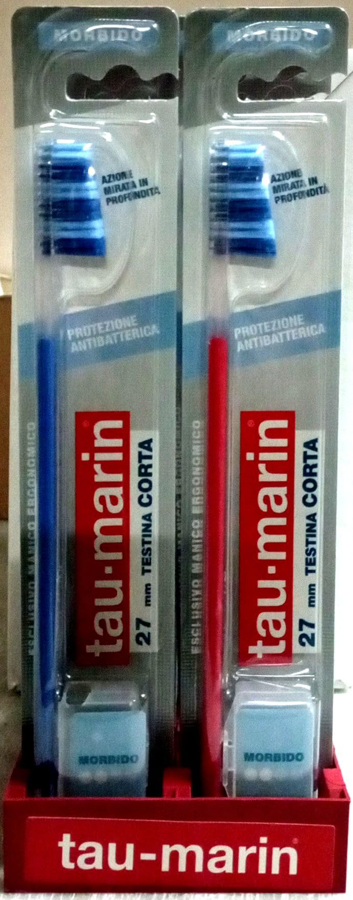 TAUMARIN 12 x Spazzolino Professionale 27 Morbido Blu