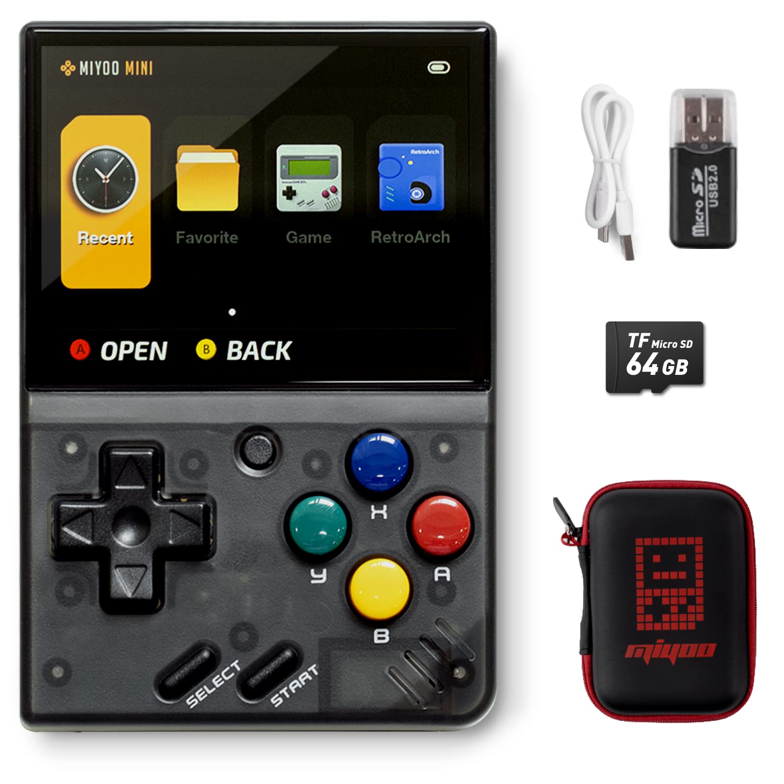 miyoo mini 2台 Amazon.com: Miyoo Mini V2, Handheld Game Console 2.8-inch HD