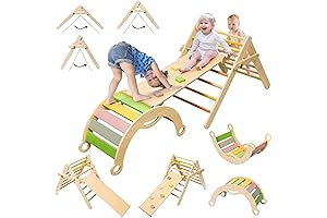 deli Pickle Triangle Set 7-in-1 Toddler Climber with Slide