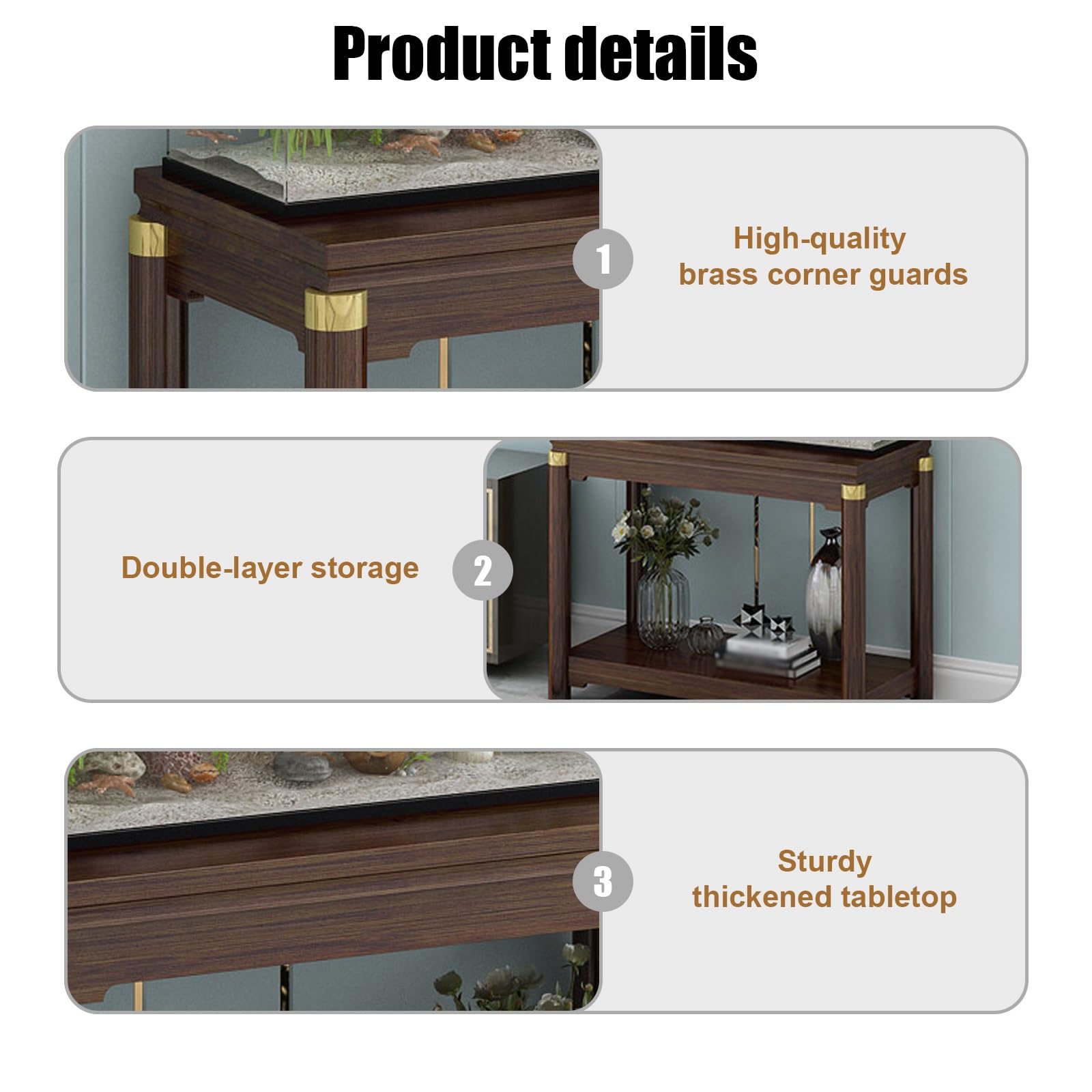 Soporte para Pecera, Mueble para Acuario, Armario para Acuario
