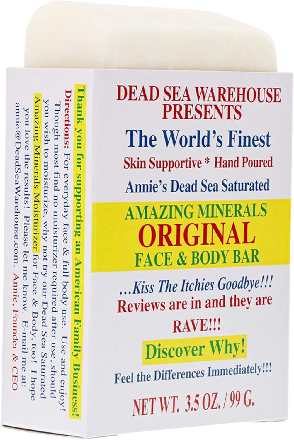 Dead Sea Warehouse Amazing Minerals Original Face & Body Cleansing