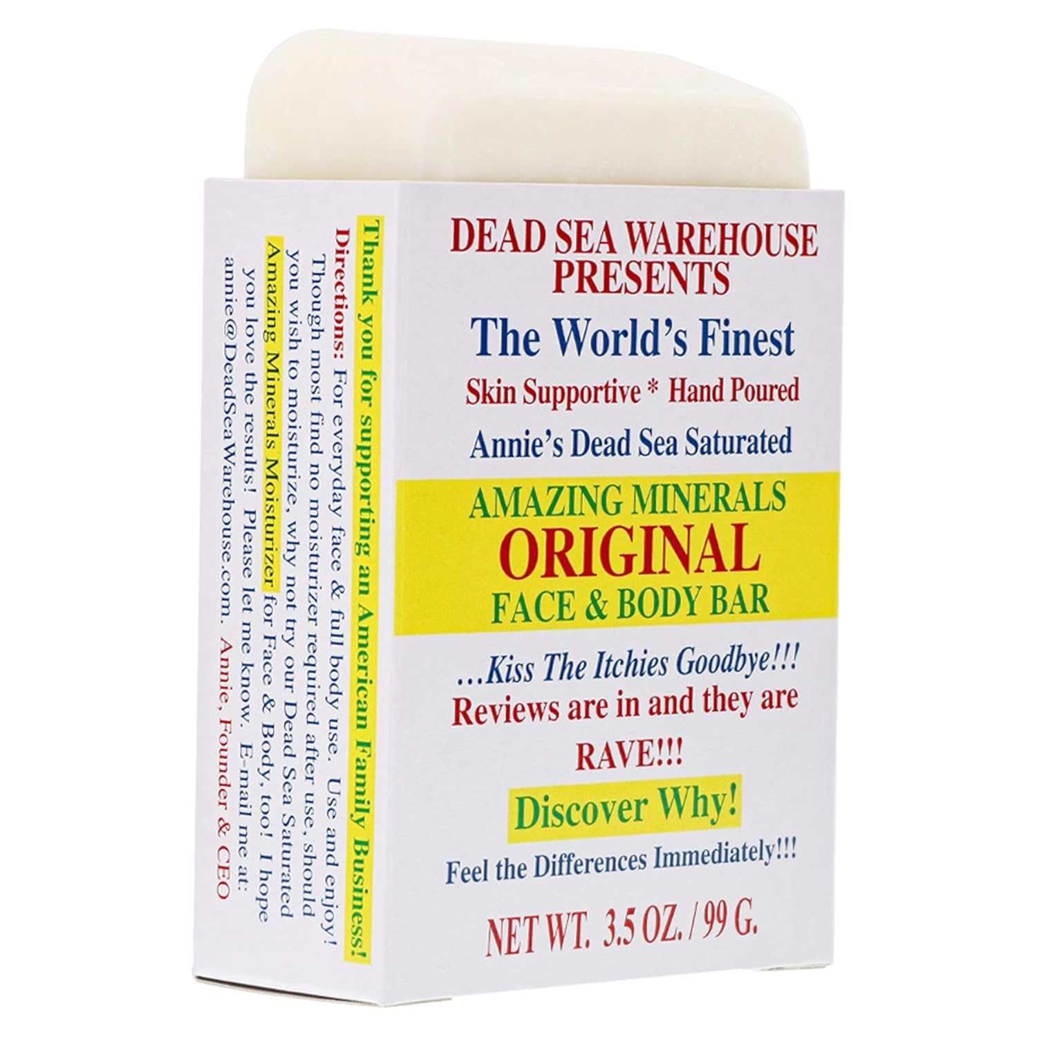 Dead Sea Warehouse Amazing Minerals Original Face & Body
