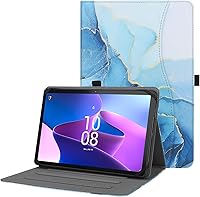 Vista 10 de Universal 10.1", 10.2", 10.5", 10.9", 11" Funda para Tablet, Funda Folio con Ángulos de Visualización Múltiples y Correa para Lenovo