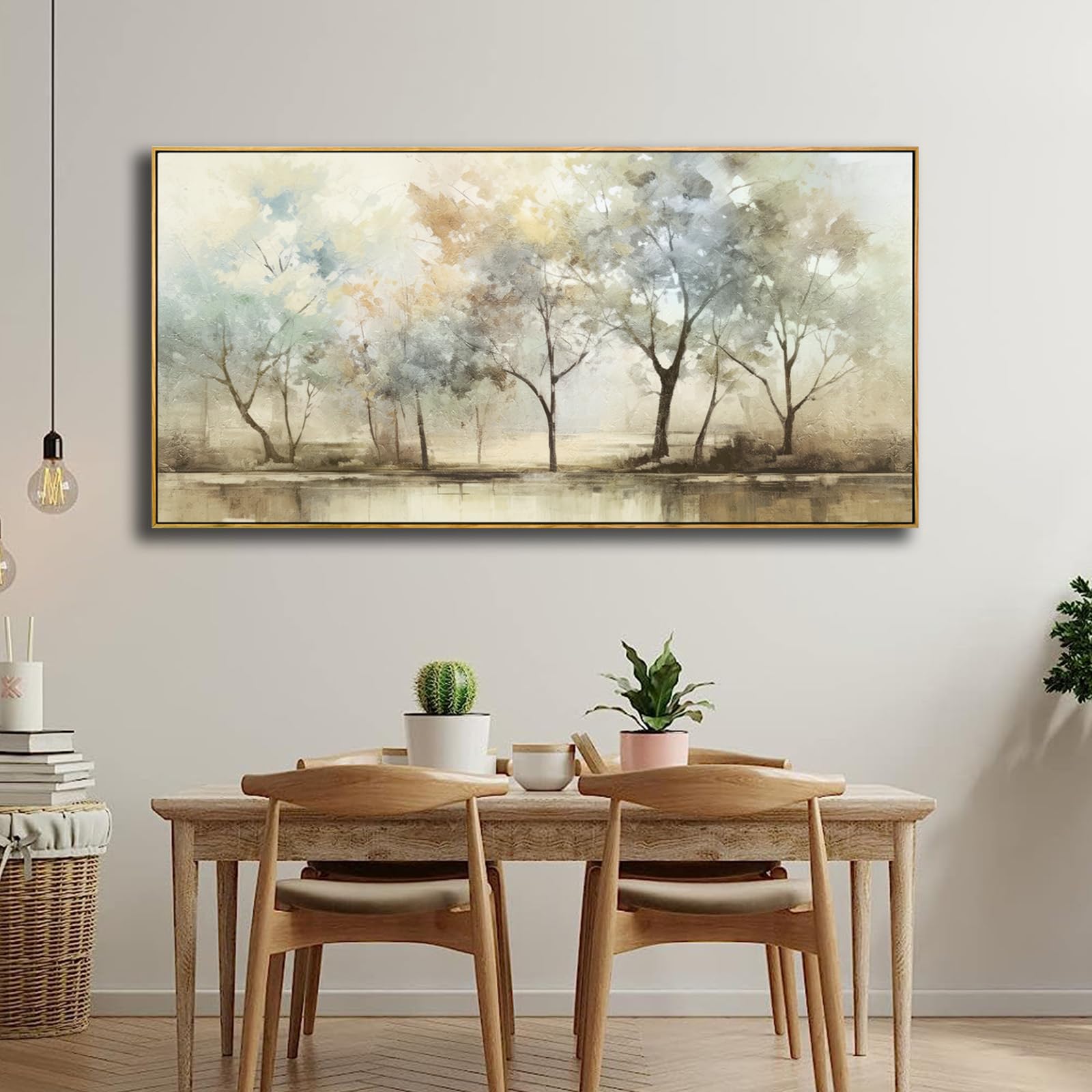 ナチュラルアート Amazon.com: VHMING Abstract Wall Art Artwork Retro Trees