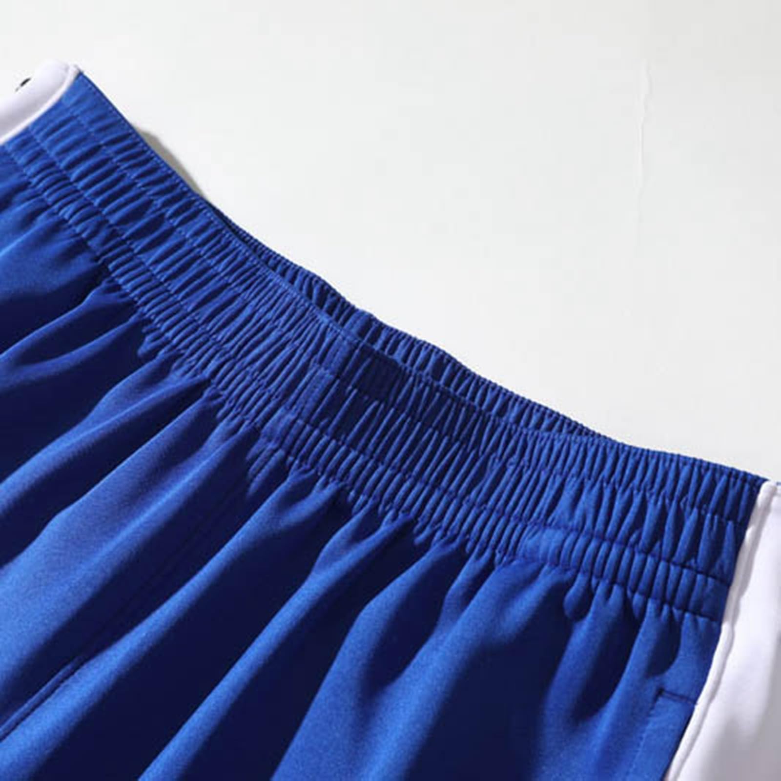 Generisch Pantalones de baloncesto con botones laterales holgados con puños elásticos