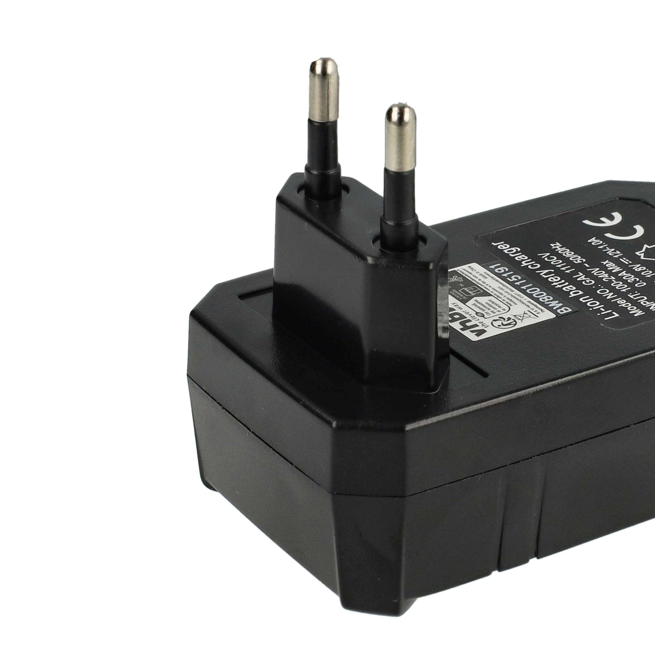 vhbw Cargador rápido Compatible con Würth 0700996210 Herramientas, baterías - Tipo 1