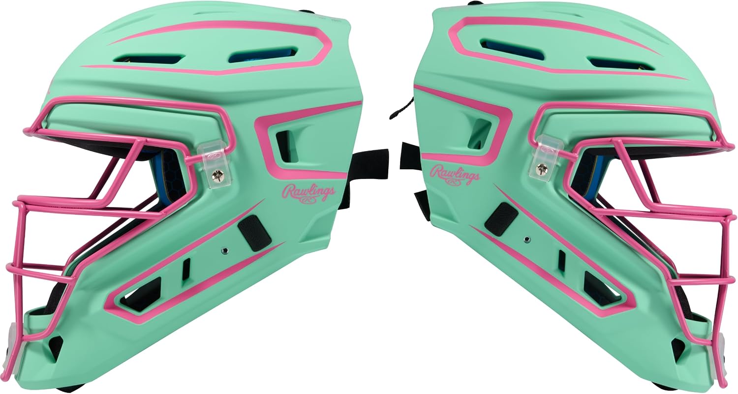 Rawlings Rawlings | MACH PRO Series Catcher's Helmet | Baseball | NOCSAE Certified | Junior & Senior Sizing | Multiple Colors